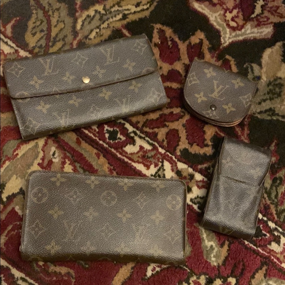 Louis Vuitton Brown Monogram Accessory Collection Bundle for resale